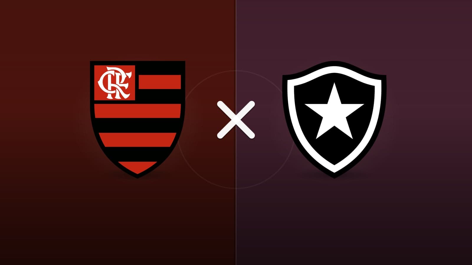 Flamengo x Botafogo jogam hoje às 16h00 pela Serie A. Foto: Diário 24 Horas / Montagem