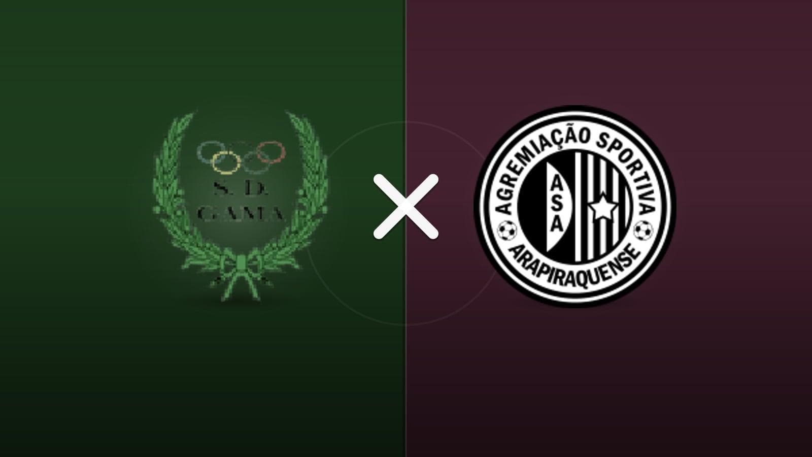 Gama x ASA jogam hoje às 16h00 pela Serie D. Foto: Diário 24 Horas / Montagem