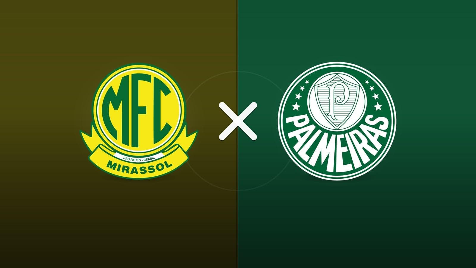Mirassol x Palmeiras jogam hoje às 18h30 pela Serie A. Foto: Diário 24 Horas / Montagem