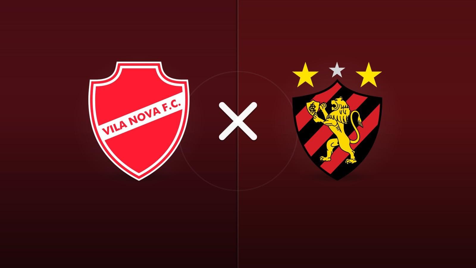 Vila Nova x Sport jogam hoje às 16h00 pela Serie B. Foto: Diário 24 Horas / Montagem