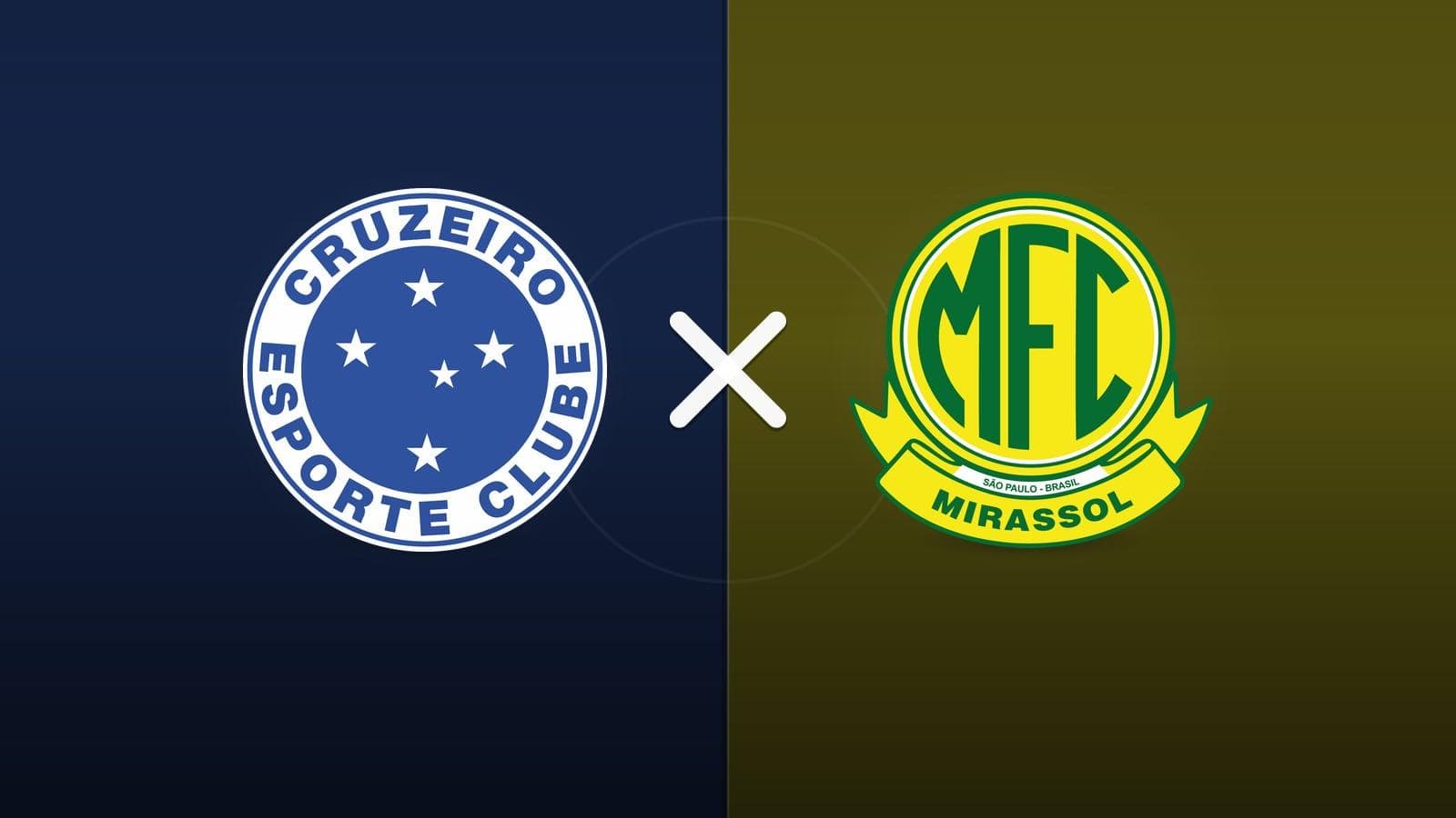 Cruzeiro x Mirassol jogam hoje às 11h00 pela Serie A. Foto: Diário 24 Horas / Montagem