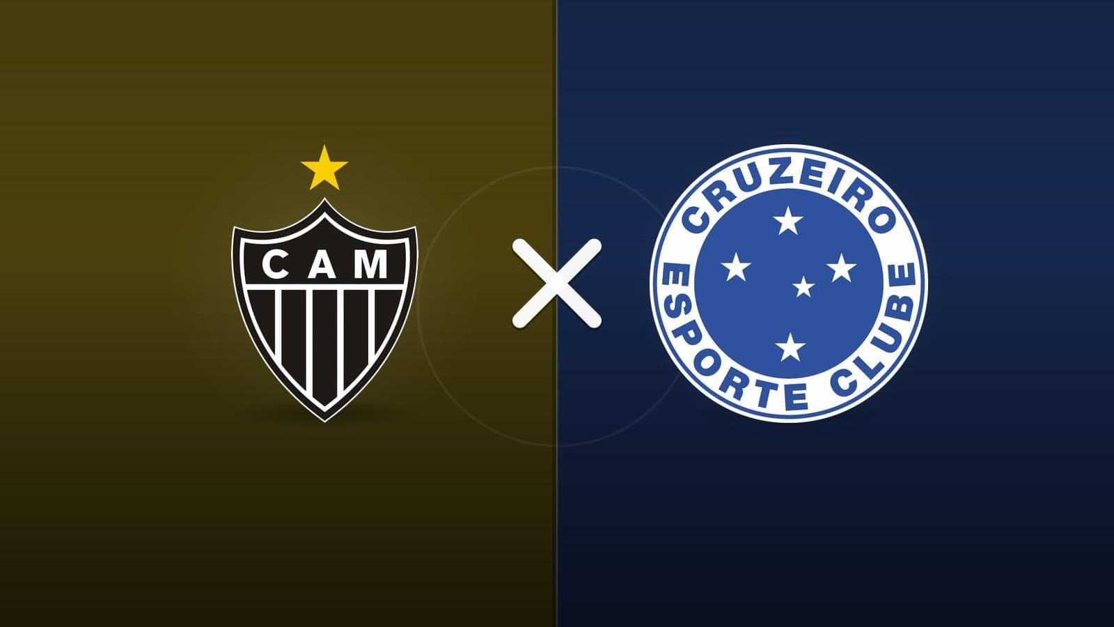 Atlético-MG x Cruzeiro jogam hoje às 21h00 pela Copa Do Brasil. Foto: Diário 24 Horas / Montagem