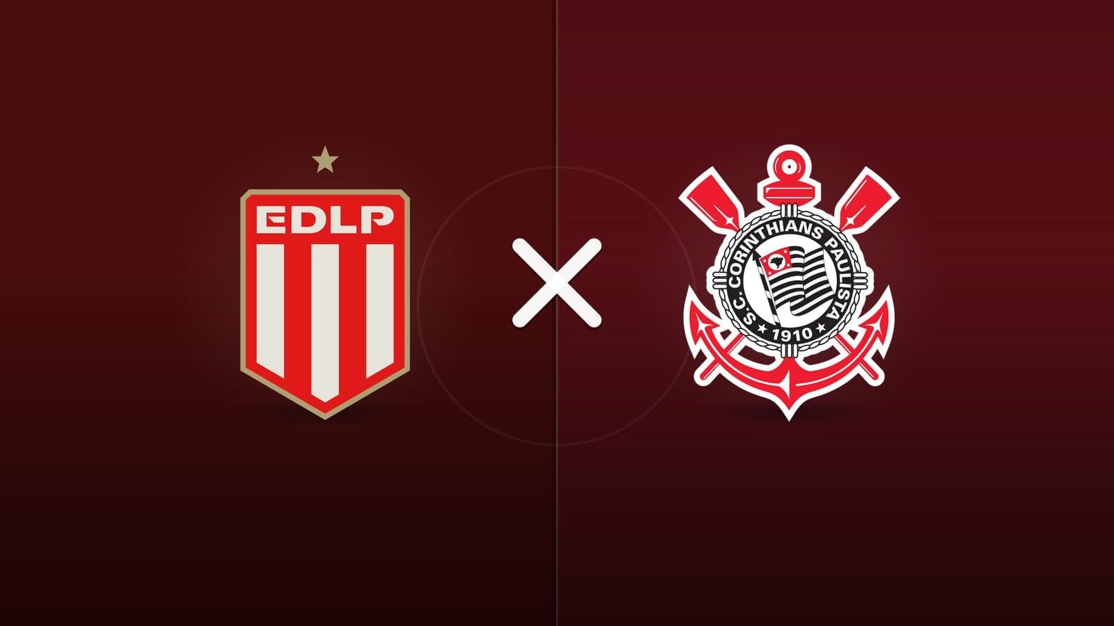 Estudiantes L.P. x Corinthians jogam hoje às 21h30 pela CONMEBOL Libertadores. Foto: Diário 24 Horas / Montagem