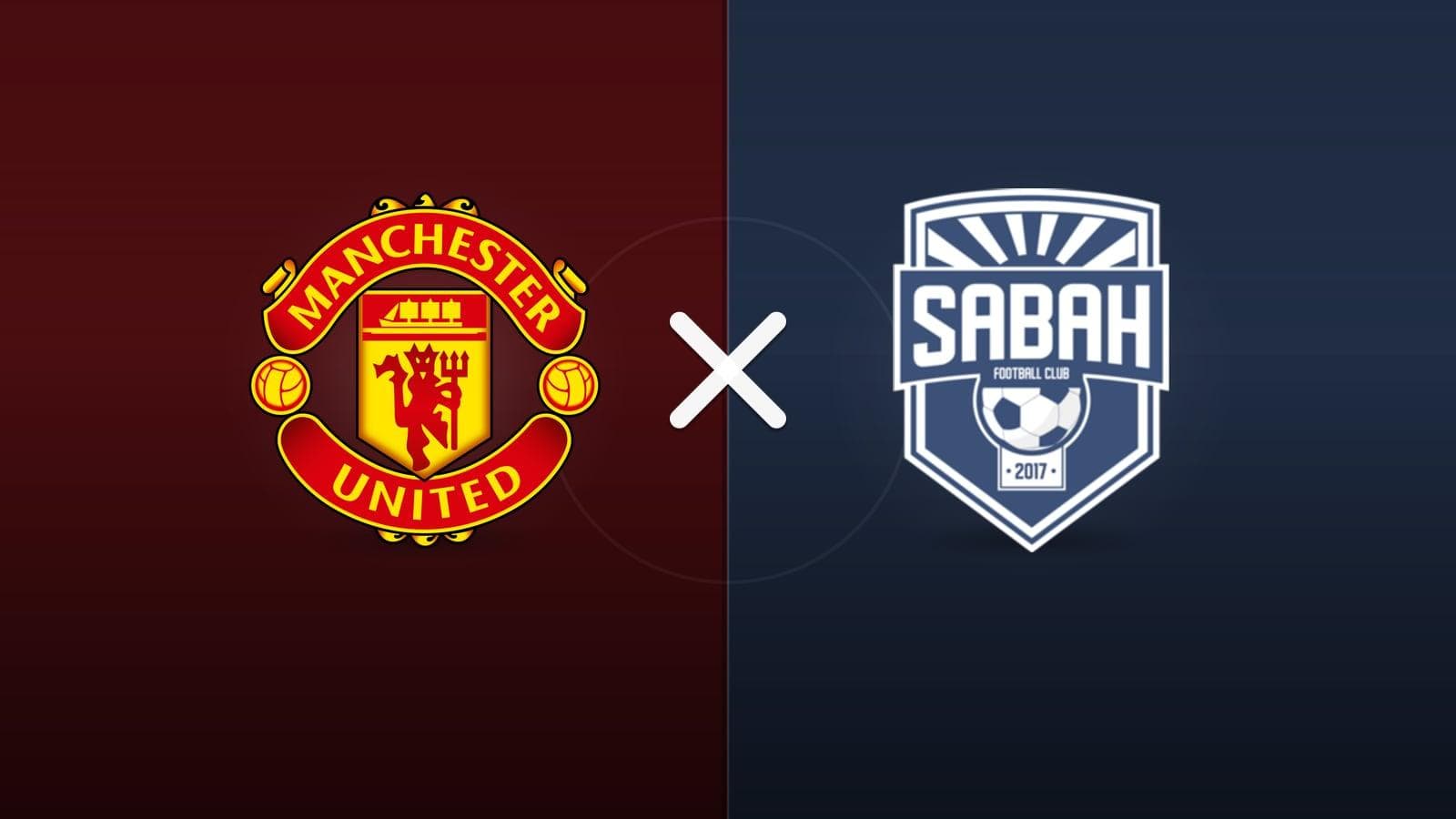 Manchester United x Sabah FA jogam hoje às 16h00 pela UEFA Champions League. Foto: Diário 24 Horas / Montagem