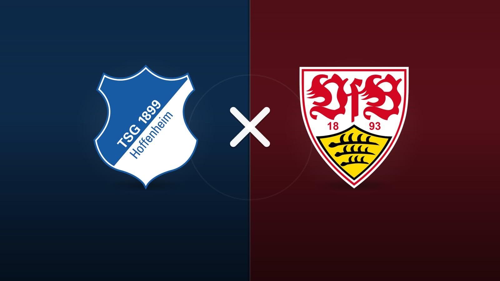 1899 Hoffenheim x VfB Stuttgart jogam hoje às 10h30 pela Bundesliga. Foto: Diário 24 Horas / Montagem