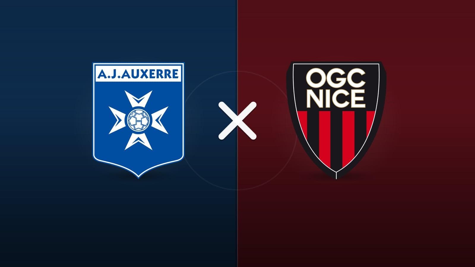 Auxerre x Nice jogam hoje às 15h45 pela Ligue 1. Foto: Diário 24 Horas / Montagem