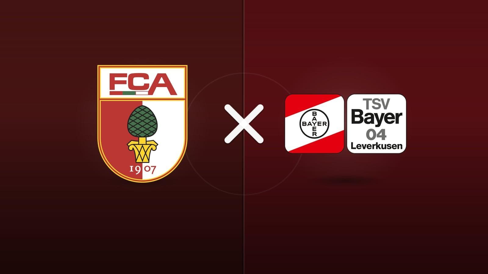 FC Augsburg x Bayer Leverkusen jogam hoje às 10h30 pela Bundesliga. Foto: Diário 24 Horas / Montagem