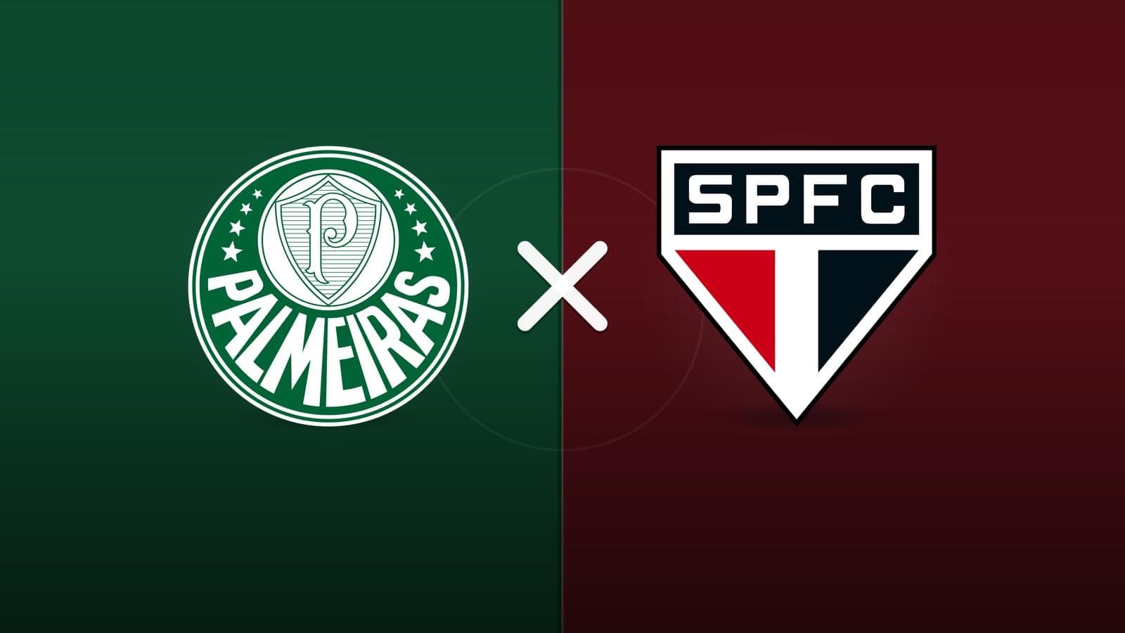 Palmeiras x São Paulo jogam hoje às 18h30 pela Serie A. Foto: Diário 24 Horas / Montagem