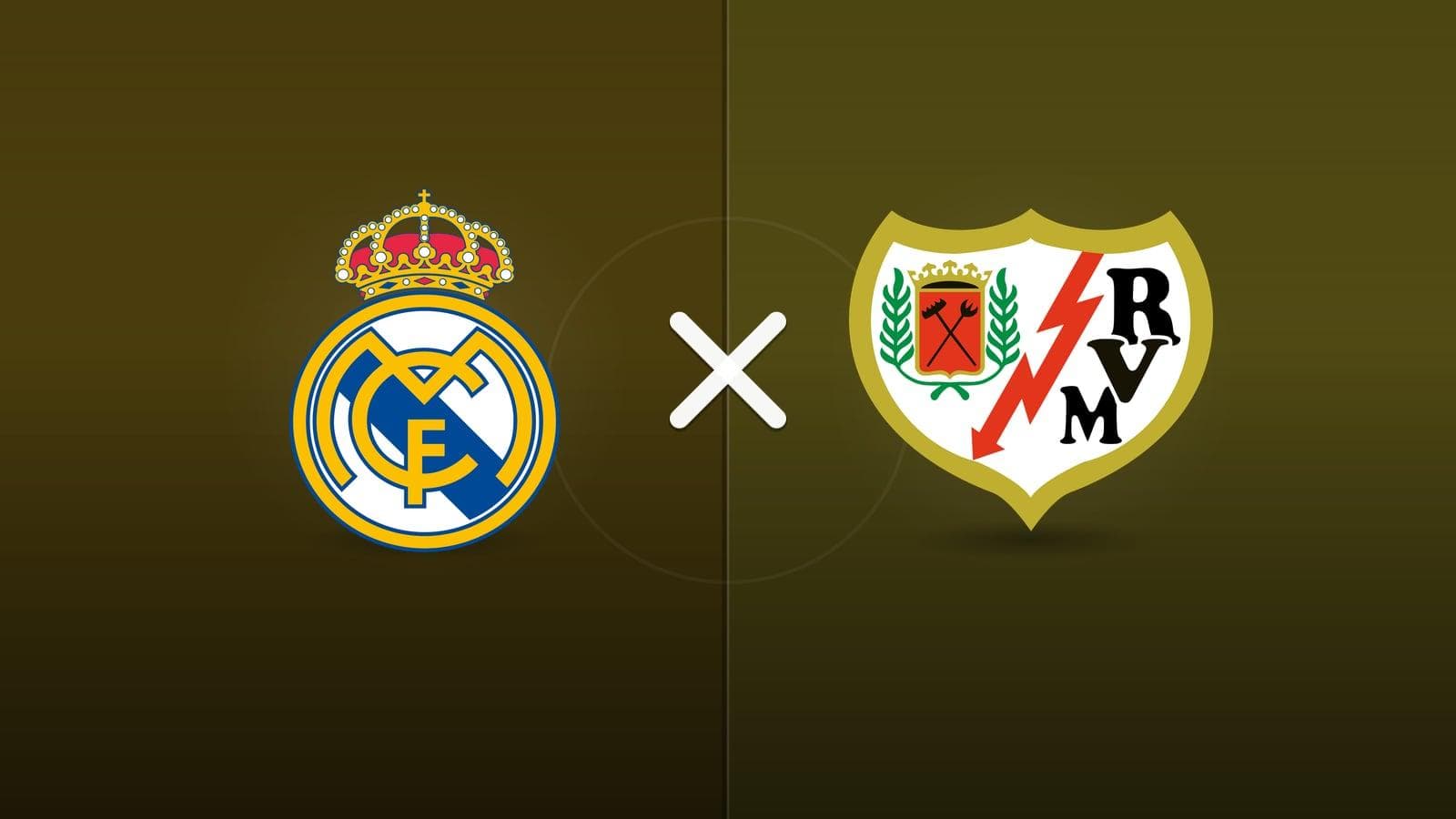 Real Madrid x Rayo Vallecano jogam hoje às 16h00 pela La Liga. Foto: Diário 24 Horas / Montagem