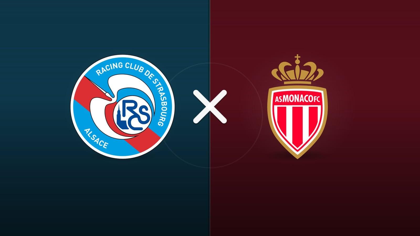 Strasbourg x Monaco jogam hoje às 12h15 pela Ligue 1. Foto: Diário 24 Horas / Montagem