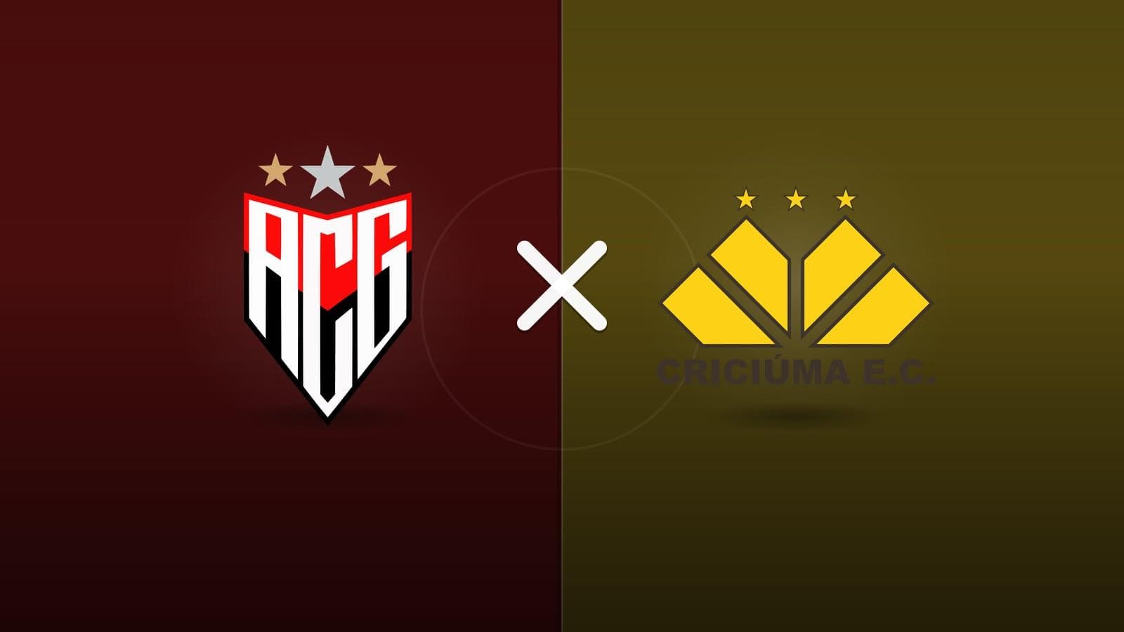 Atlético Goianiense x Criciúma jogam hoje às 16h00 pela Serie B. Foto: Diário 24 Horas / Montagem