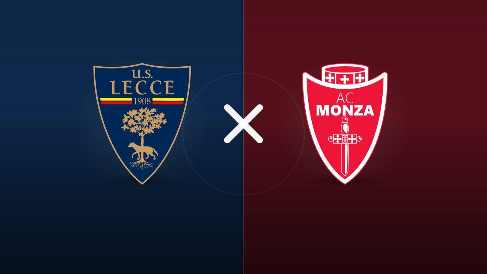 Lecce x Monza jogam hoje às 10h00 pela Serie A. Foto: Diário 24 Horas / Montagem