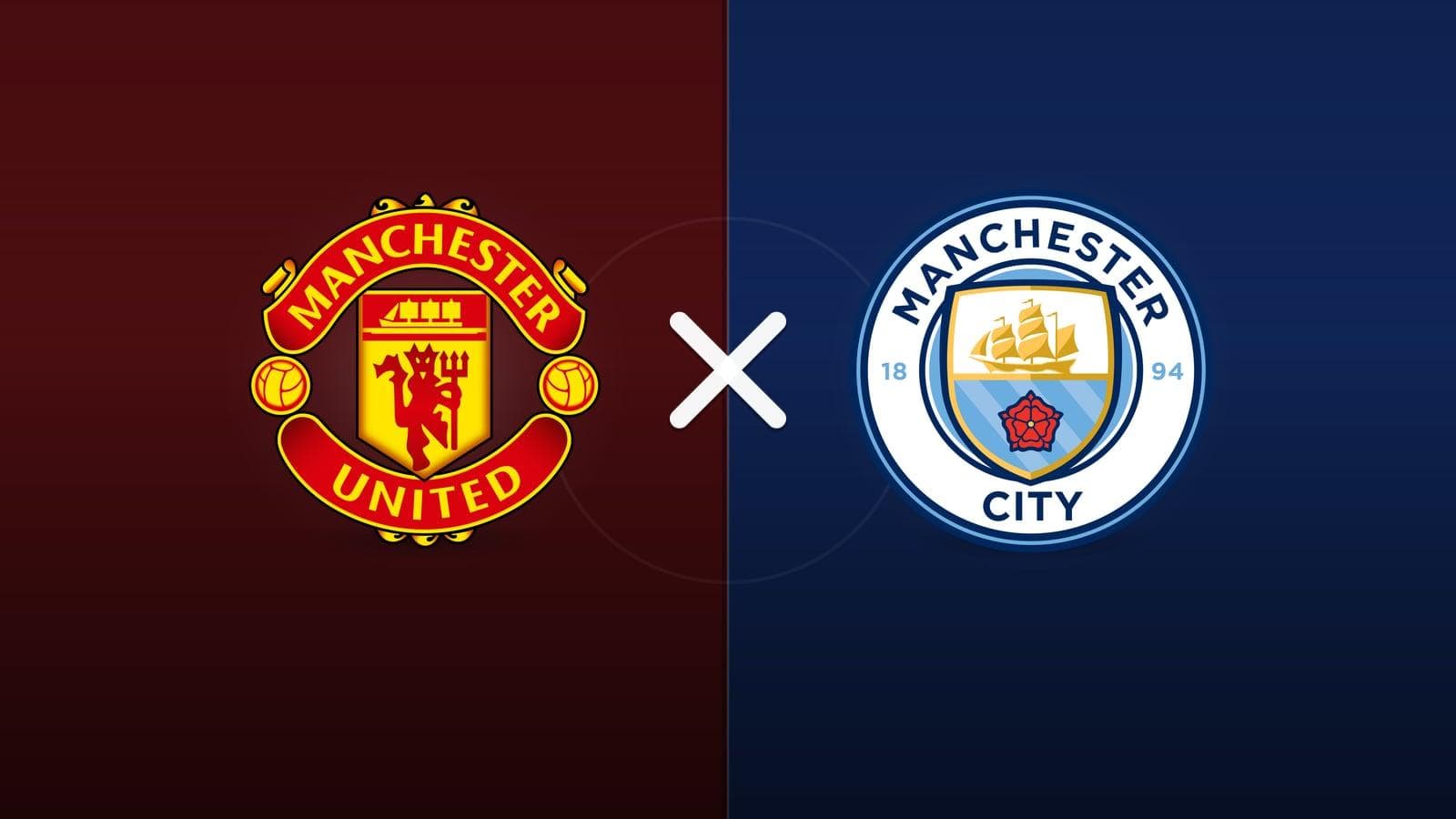Manchester United x Manchester City jogam hoje às 12h30 pela Premier League. Foto: Diário 24 Horas / Montagem
