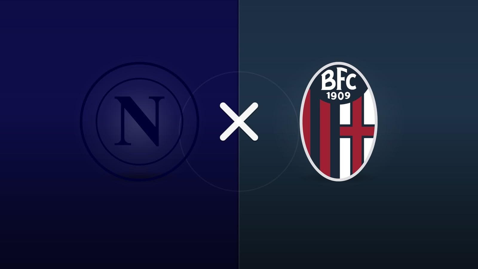 Napoli x Bologna jogam hoje às 13h00 pela Serie A. Foto: Diário 24 Horas / Montagem