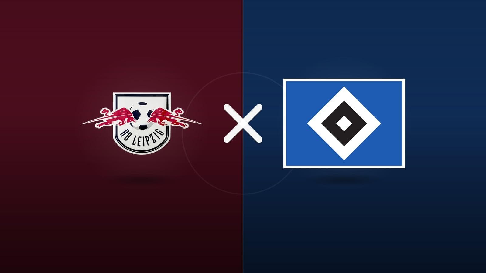 RB Leipzig x Hamburger SV jogam hoje às 10h30 pela Bundesliga. Foto: Diário 24 Horas / Montagem