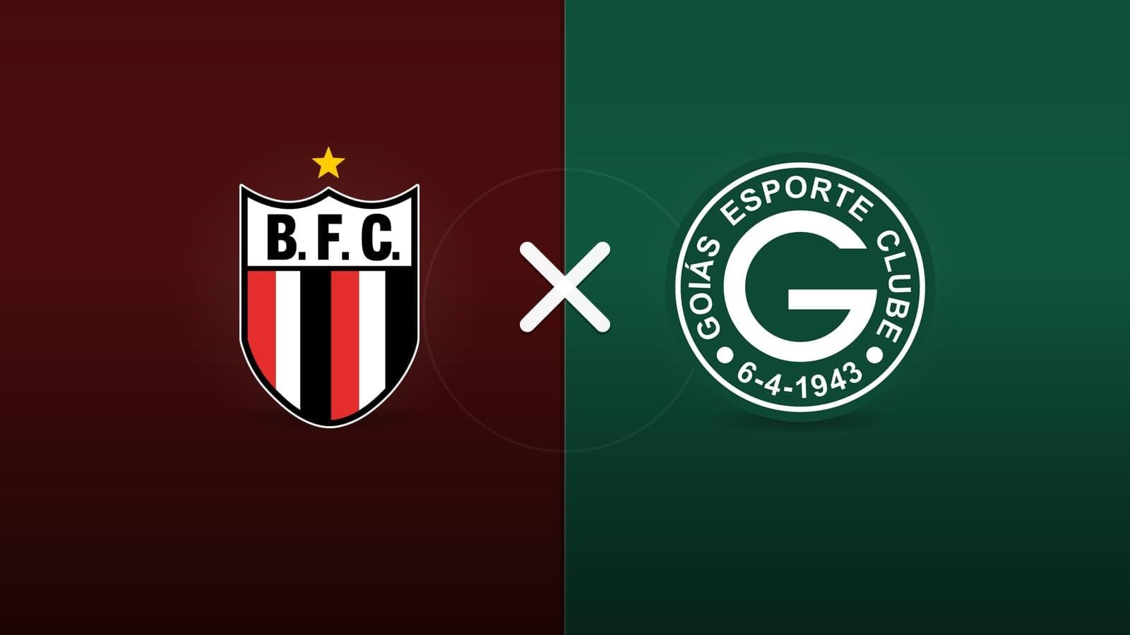 Botafogo-SP x Goiás jogam hoje às 19h30 pela Serie B. Foto: Diário 24 Horas / Montagem
