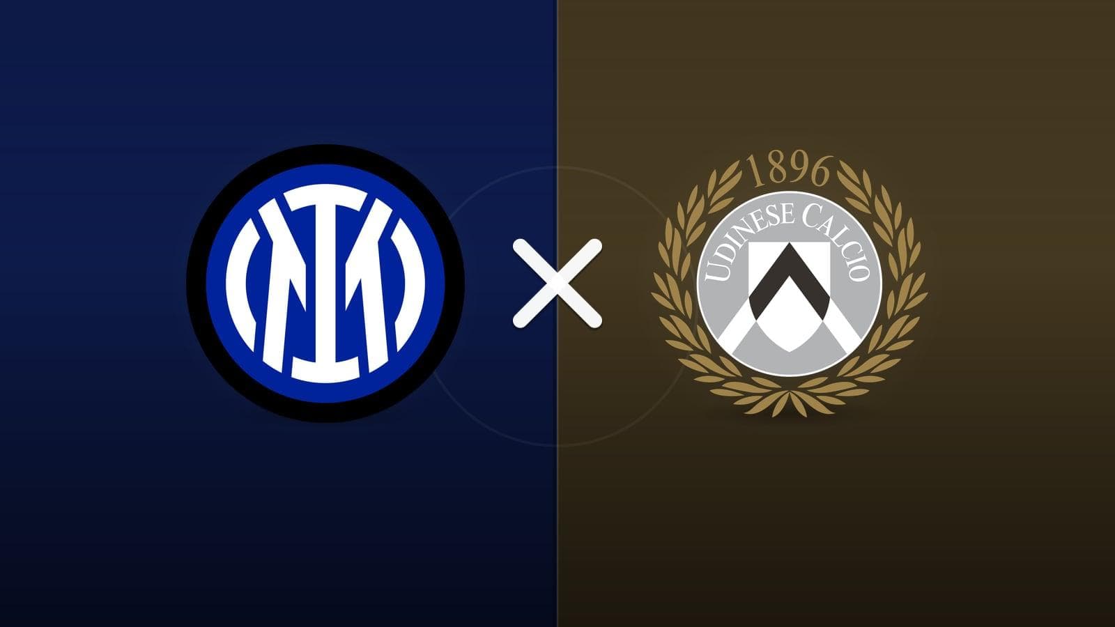 Inter de Milão x Udinese jogam hoje às 15h45 pela Serie A. Foto: Diário 24 Horas / Montagem