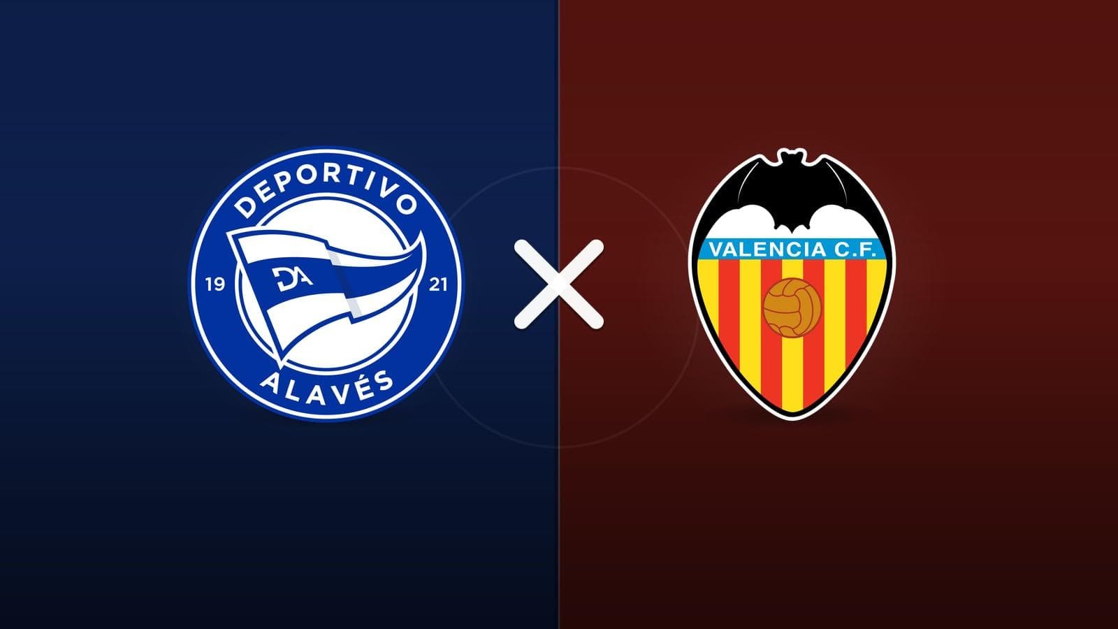 Alaves x Valencia jogam hoje às 15h00 pela La Liga. Foto: Diário 24 Horas / Montagem