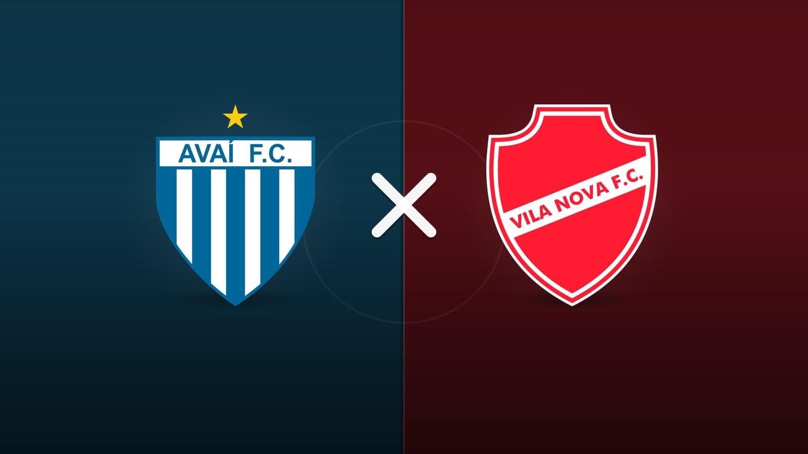 Avaí x Vila Nova jogam hoje às 21h30 pela Serie B. Foto: Diário 24 Horas / Montagem