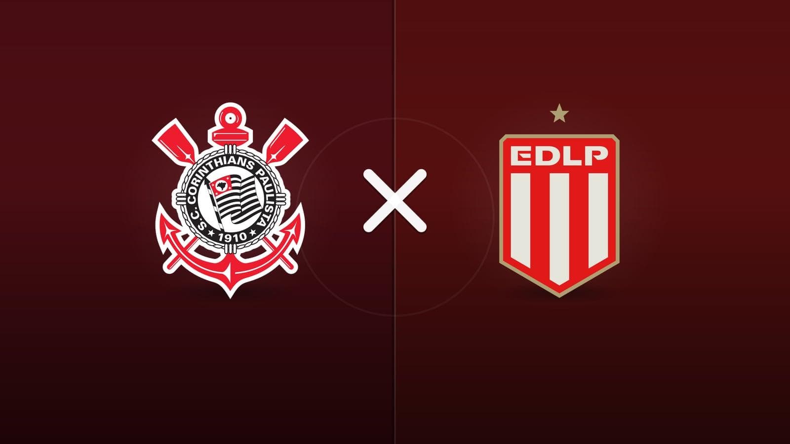Corinthians x Estudiantes L.P. jogam hoje às 21h30 pela CONMEBOL Libertadores. Foto: Diário 24 Horas / Montagem