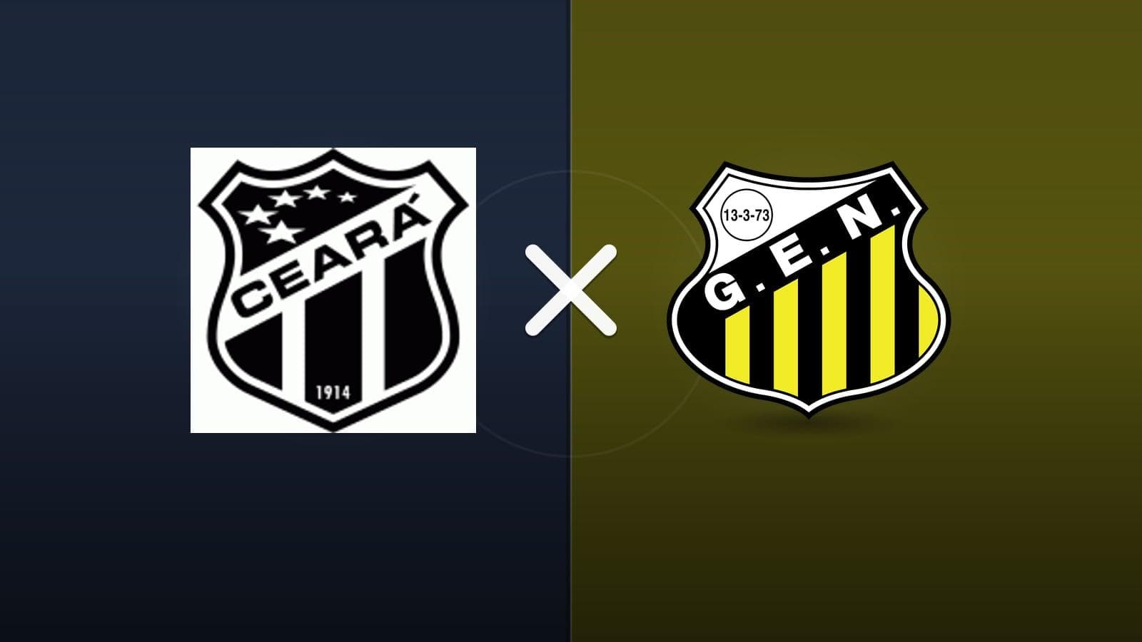 Ceará x Novorizontino jogam hoje às 20h30 pela Serie B. Foto: Diário 24 Horas / Montagem