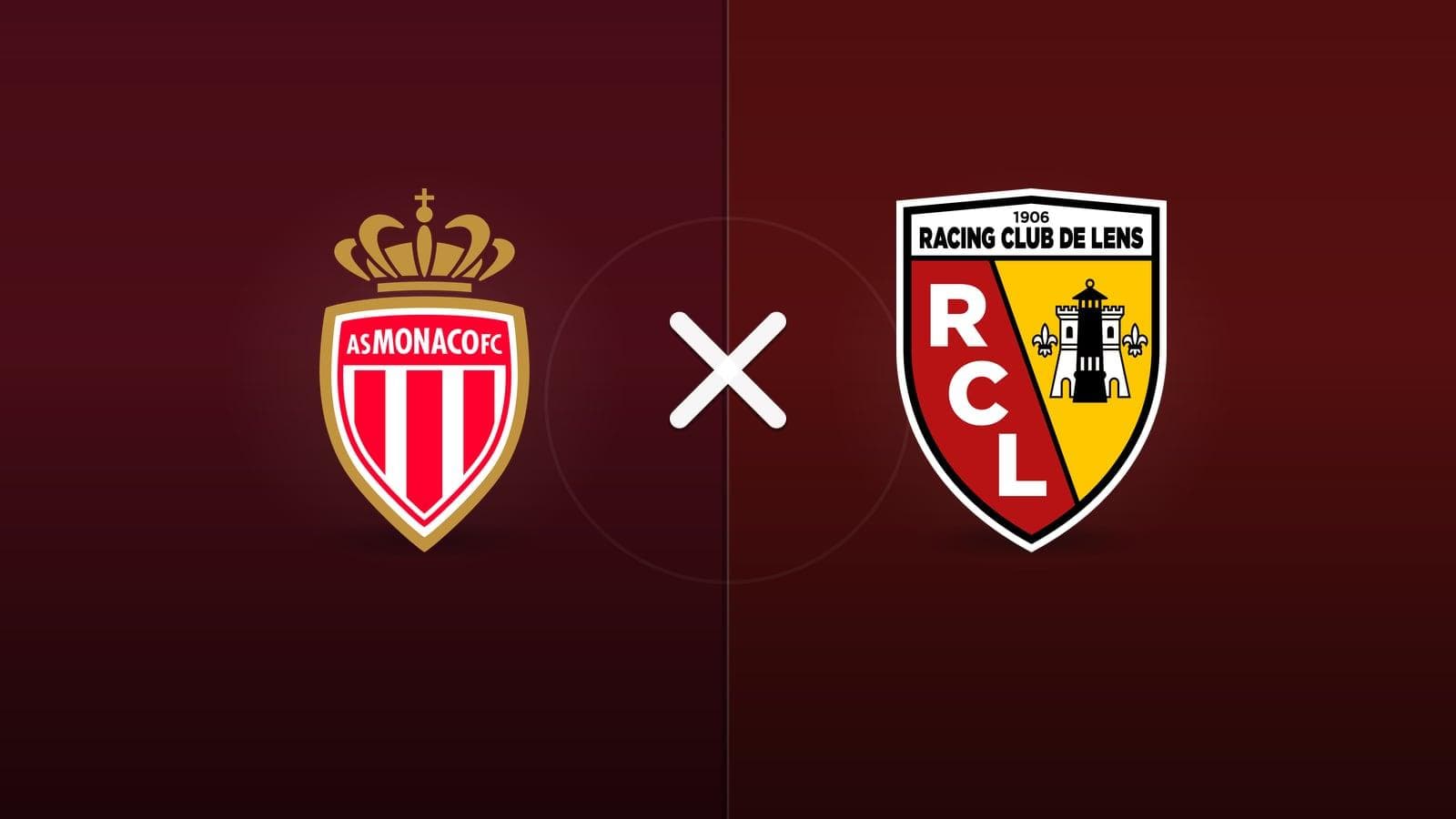 Monaco x Lens jogam hoje às 15h45 pela Ligue 1. Foto: Diário 24 Horas / Montagem