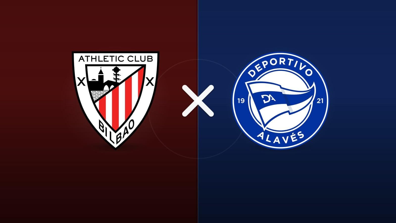 Athletic Bilbao x Alaves jogam hoje às 11h15 pela La Liga. Foto: Diário 24 Horas / Montagem