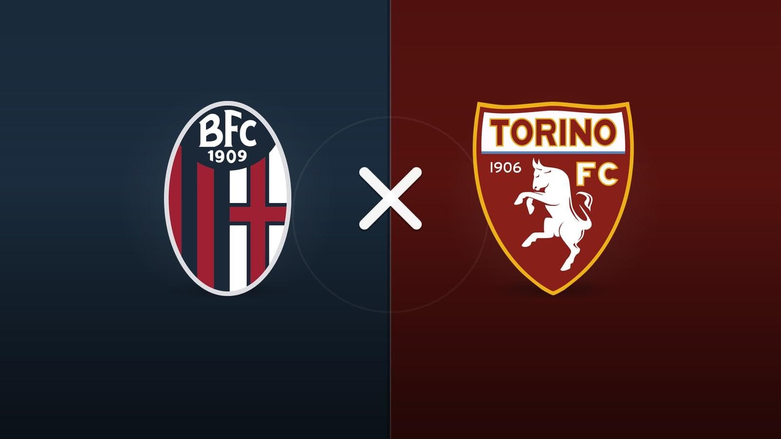 Bologna x Torino jogam hoje às 10h00 pela Serie A. Foto: Diário 24 Horas / Montagem