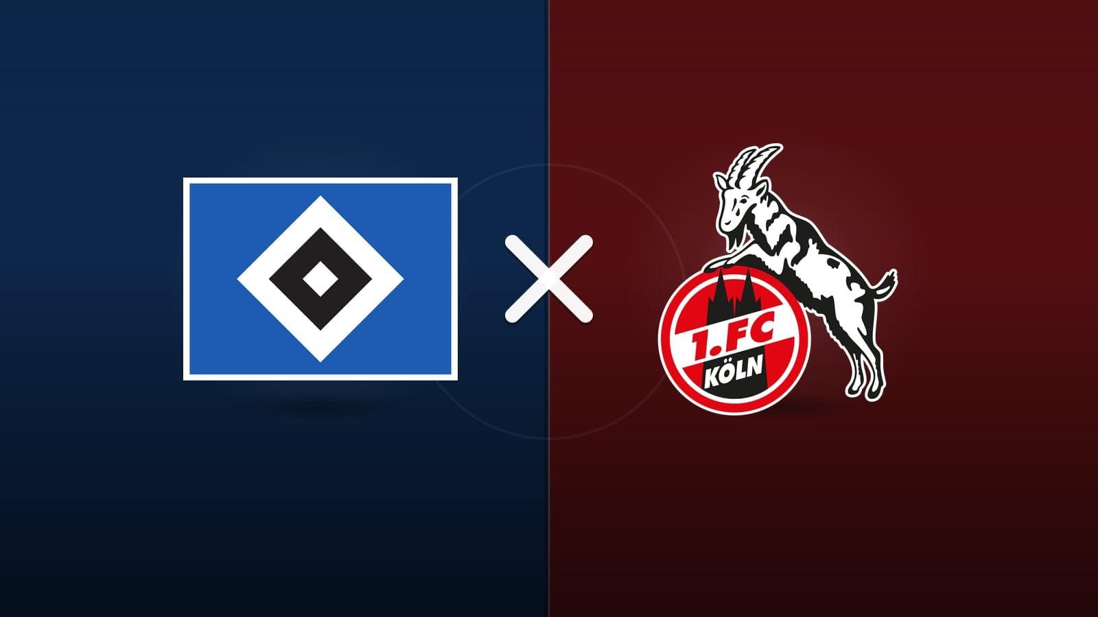 Hamburger SV x 1. FC Köln jogam hoje às 10h30 pela Bundesliga. Foto: Diário 24 Horas / Montagem