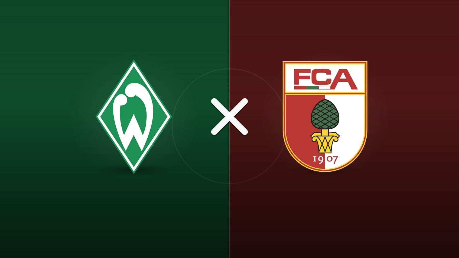 Werder Bremen x FC Augsburg jogam hoje às 10h30 pela Bundesliga. Foto: Diário 24 Horas / Montagem