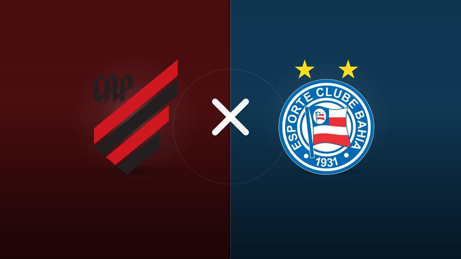 Athletico-PR x Bahia jogam hoje às 19h30 pela Serie A. Foto: Diário 24 Horas / Montagem