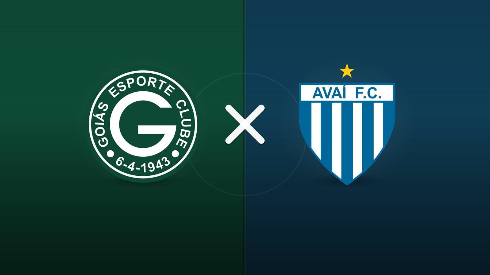 Goiás x Avaí jogam hoje às 16h00 pela Serie B. Foto: Diário 24 Horas / Montagem