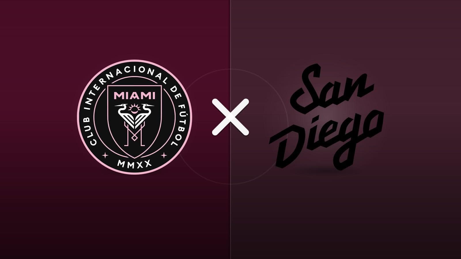 Inter Miami x San Diego jogam hoje às 20h00 pela Major League Soccer. Foto: Diário 24 Horas / Montagem