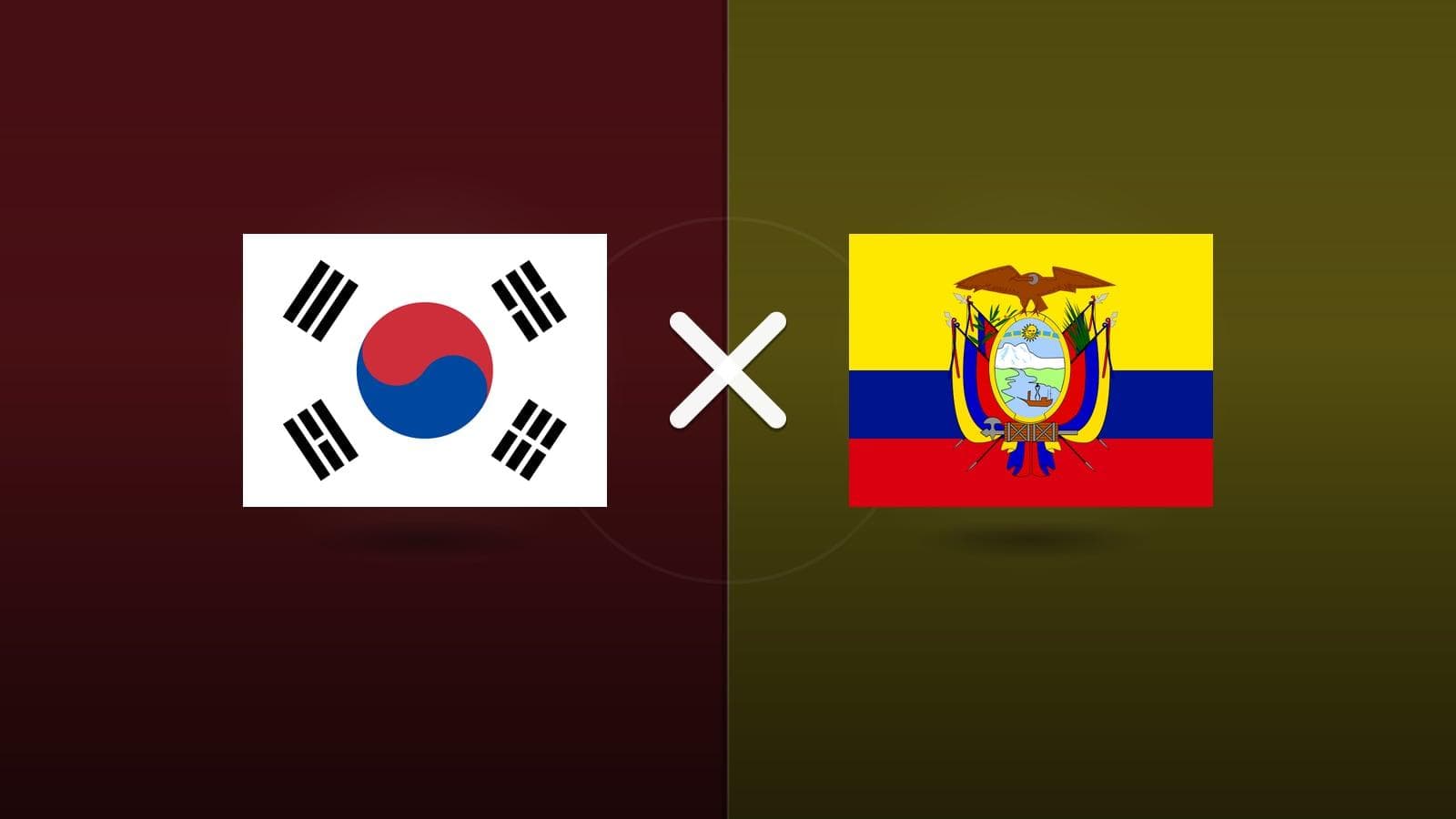 Coreia do Sul x Equador jogam hoje às 08h00 pela Friendlies. Foto: Diário 24 Horas / Montagem