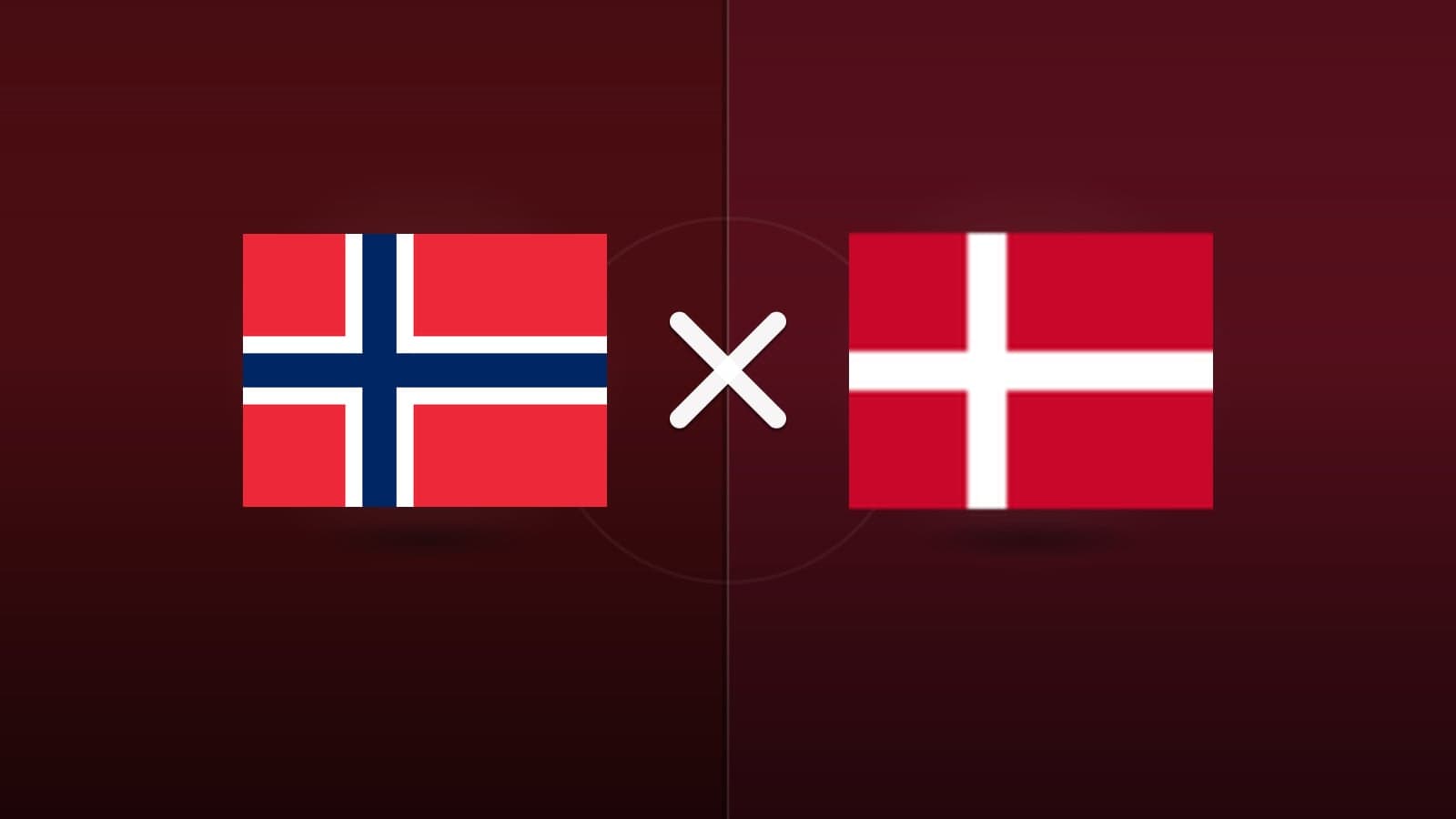 Noruega x Dinamarca jogam hoje às 15h45 pela UEFA Nations League. Foto: Diário 24 Horas / Montagem
