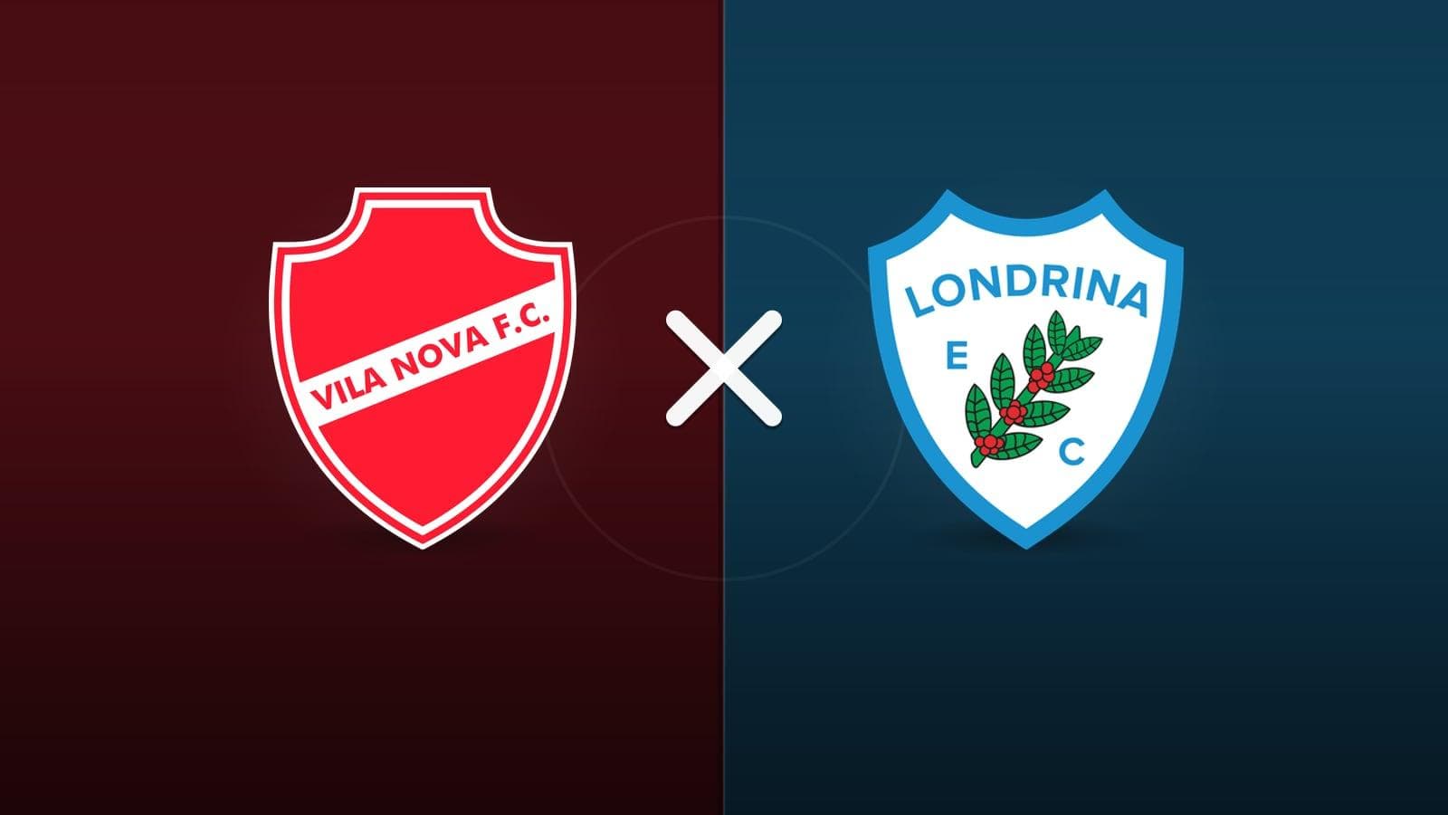 Vila Nova x Londrina jogam hoje às 20h30 pela Serie B. Foto: Diário 24 Horas / Montagem