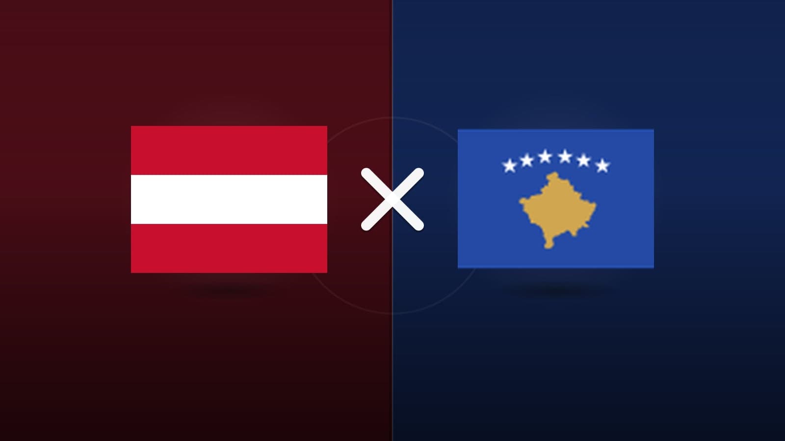 Áustria x Kosovo jogam hoje às 13h00 pela UEFA Nations League. Foto: Diário 24 Horas / Montagem