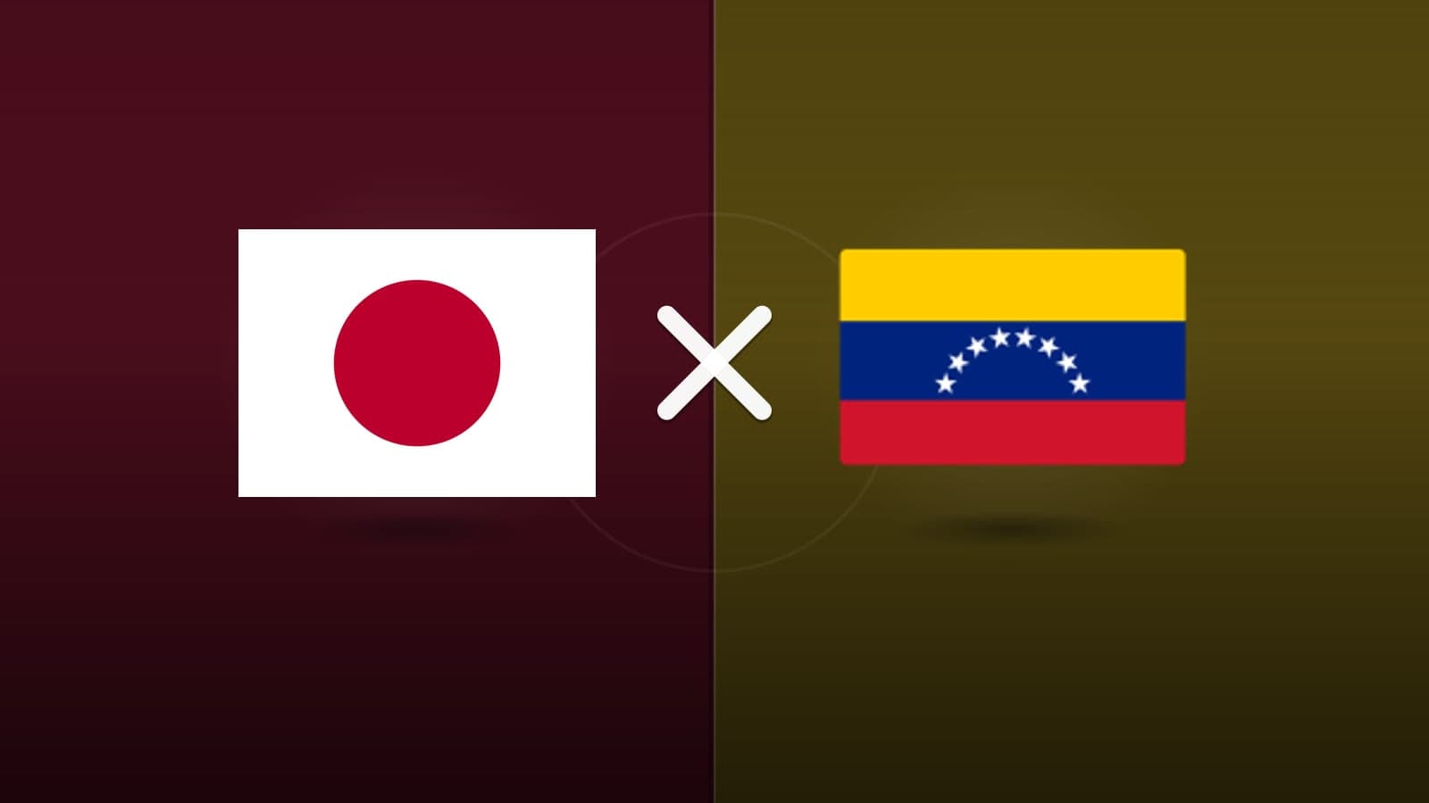 Japão x Venezuela jogam hoje às 07h25 pela Friendlies. Foto: Diário 24 Horas / Montagem