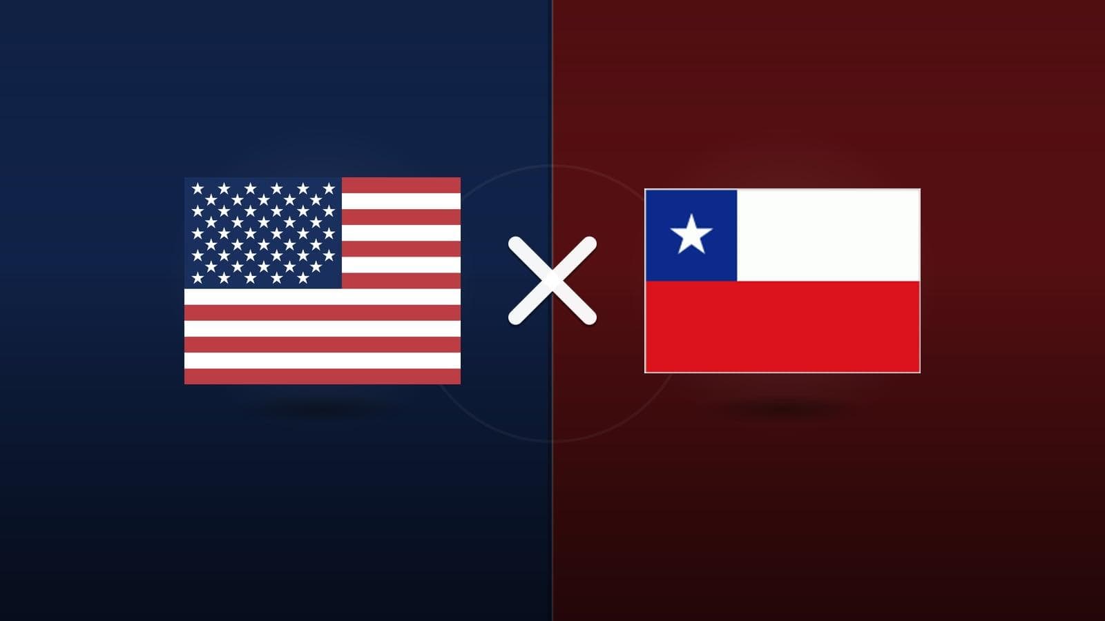 Estados Unidos x Chile jogam hoje às 21h00 pela Friendlies. Foto: Diário 24 Horas / Montagem