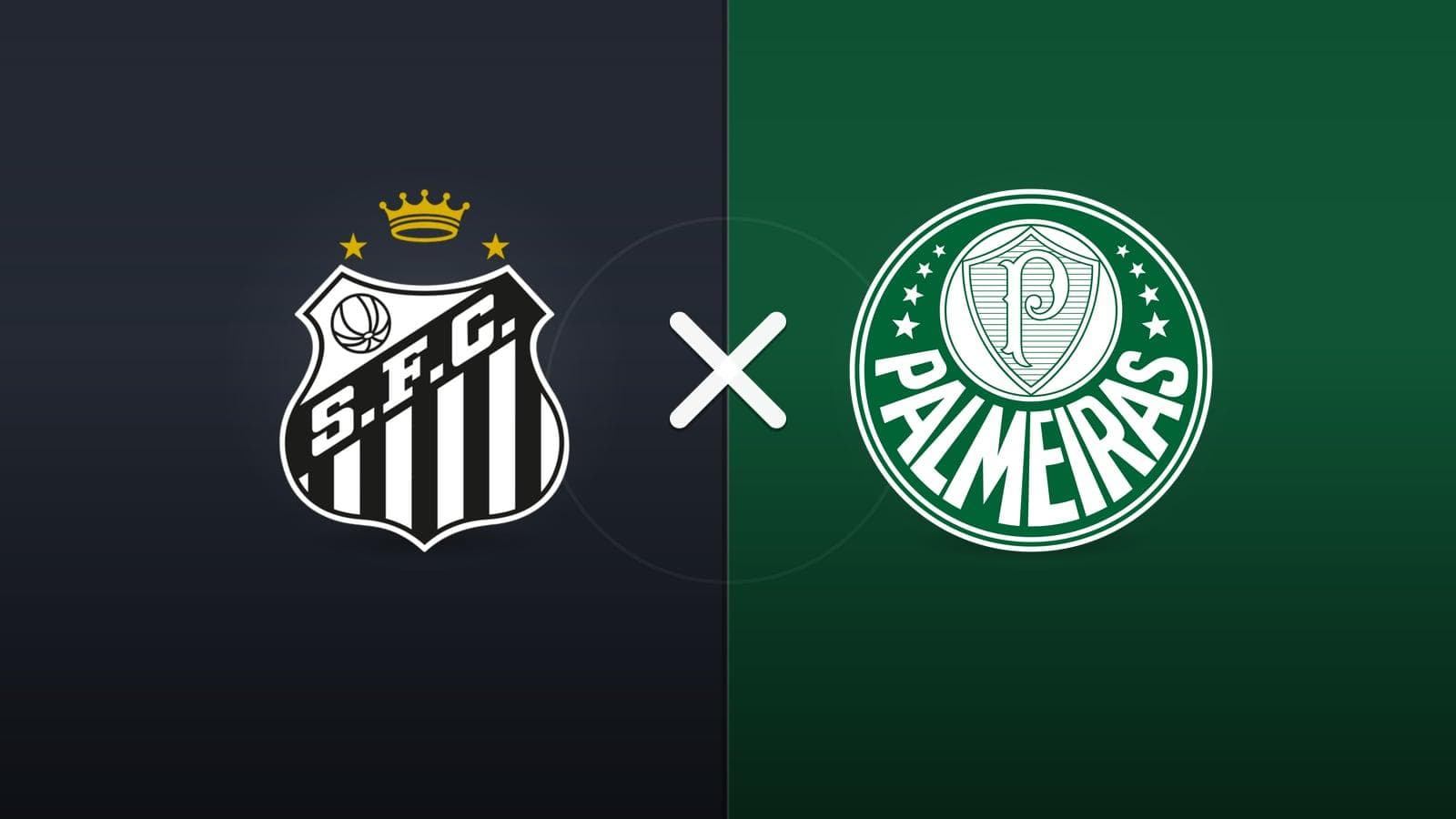 Santos x Palmeiras jogam hoje às 21h30 pela Copa Do Brasil. Foto: Diário 24 Horas / Montagem