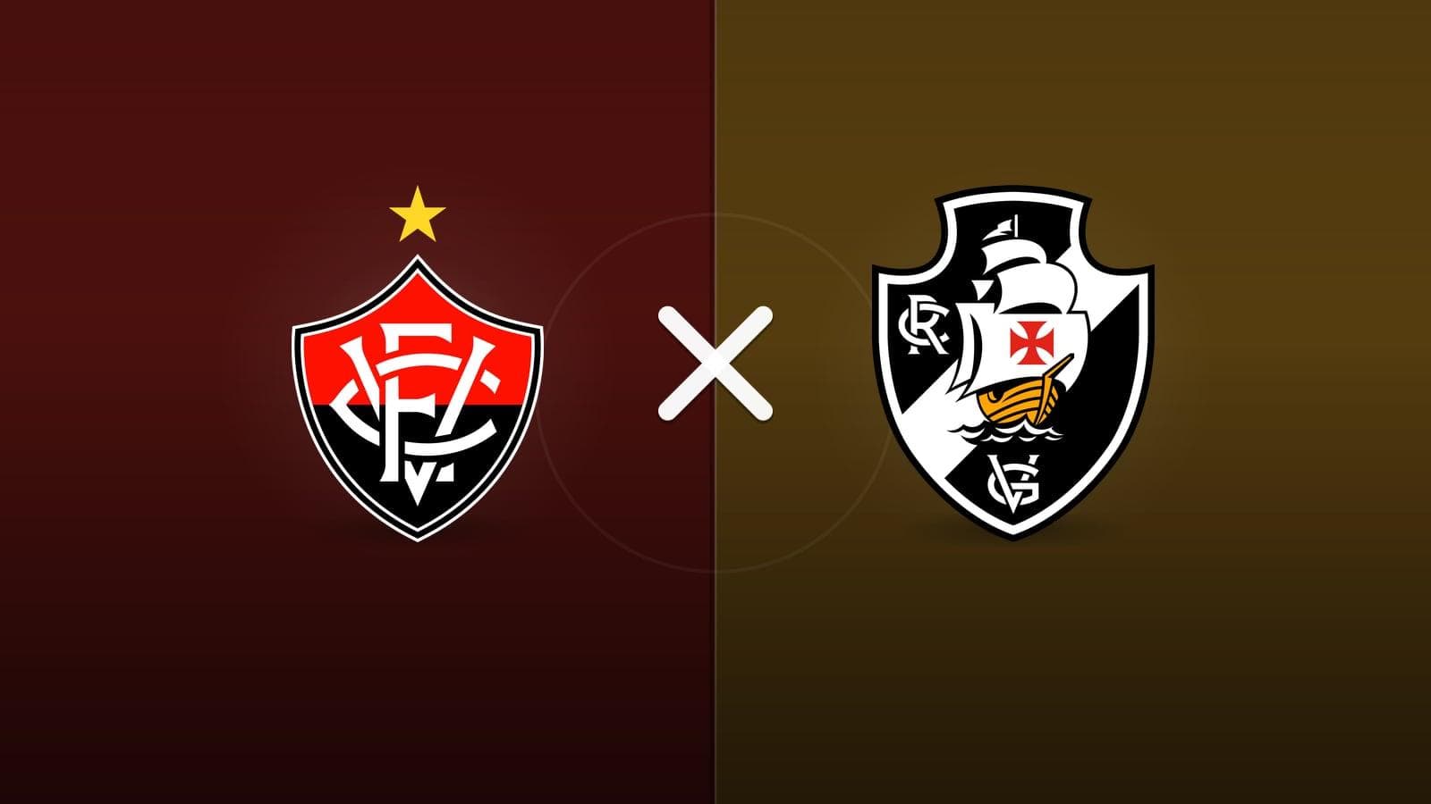 Vitória x Vasco jogam hoje às 21h30 pela Copa Do Brasil. Foto: Diário 24 Horas / Montagem
