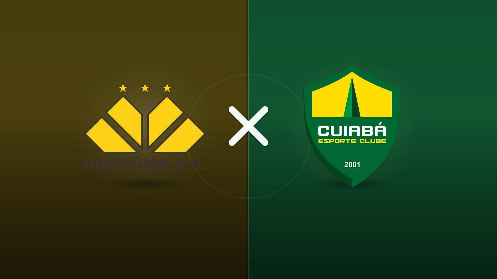 Criciúma x Cuiabá jogam hoje às 19h30 pela Serie B. Foto: Diário 24 Horas / Montagem