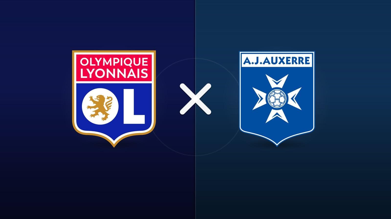 Lyon x Auxerre jogam hoje às 14h00 pela Ligue 1. Foto: Diário 24 Horas / Montagem