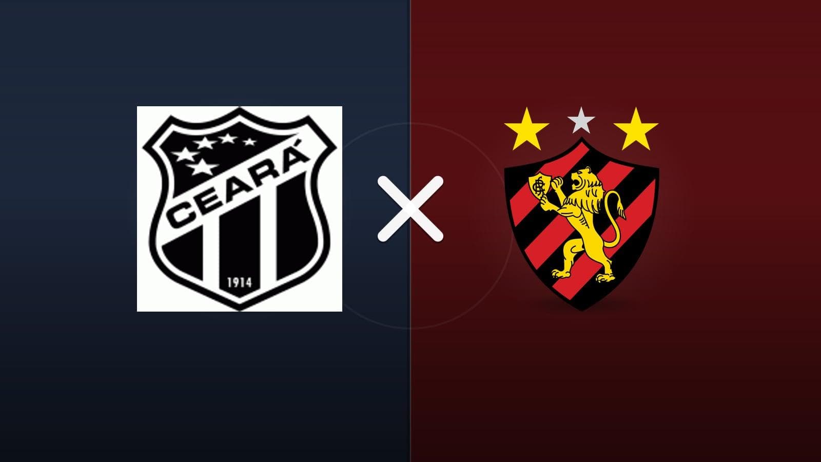 Ceará x Sport jogam hoje às 18h30 pela Serie B. Foto: Diário 24 Horas / Montagem