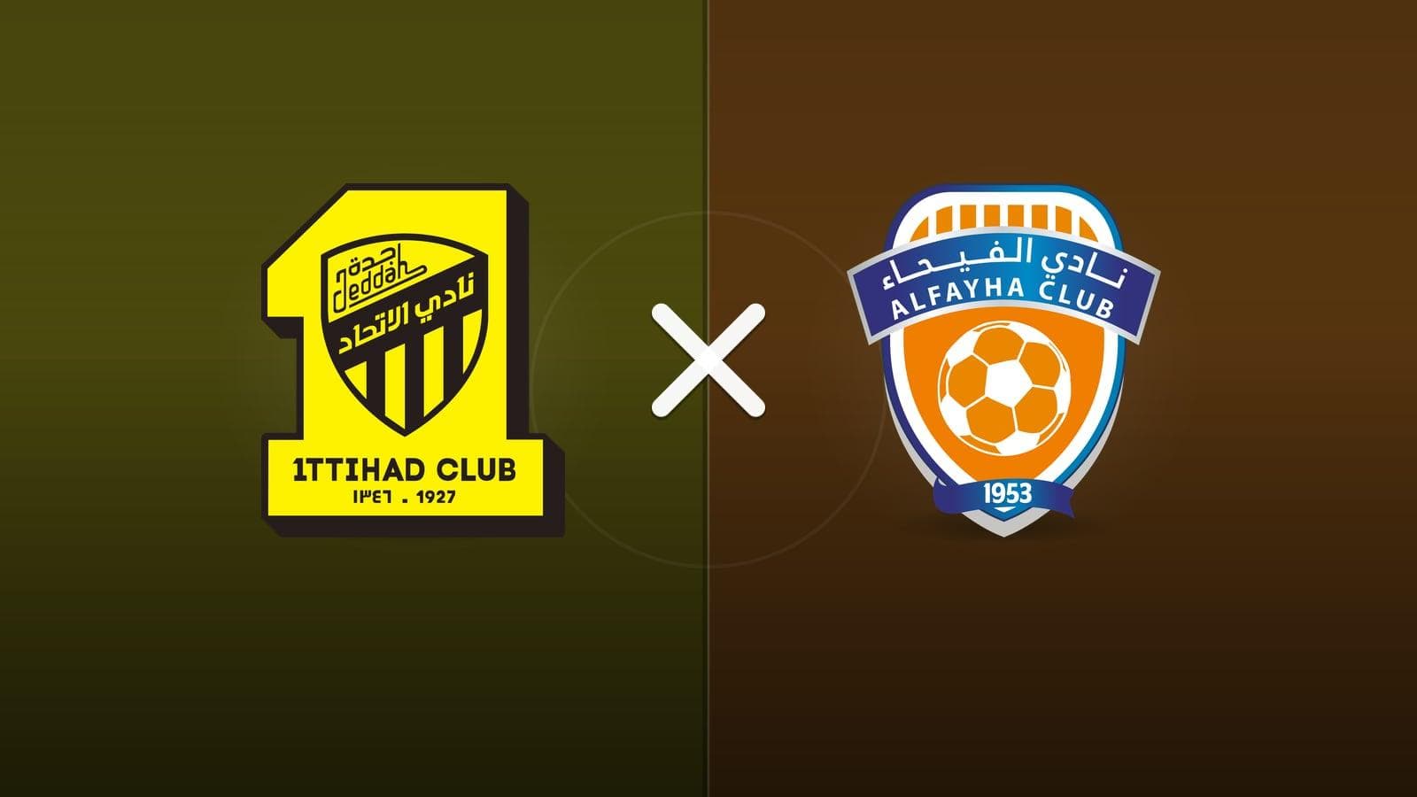 Al-Ittihad FC x Al-Fayha jogam hoje às 15h00 pela Pro League. Foto: Diário 24 Horas / Montagem