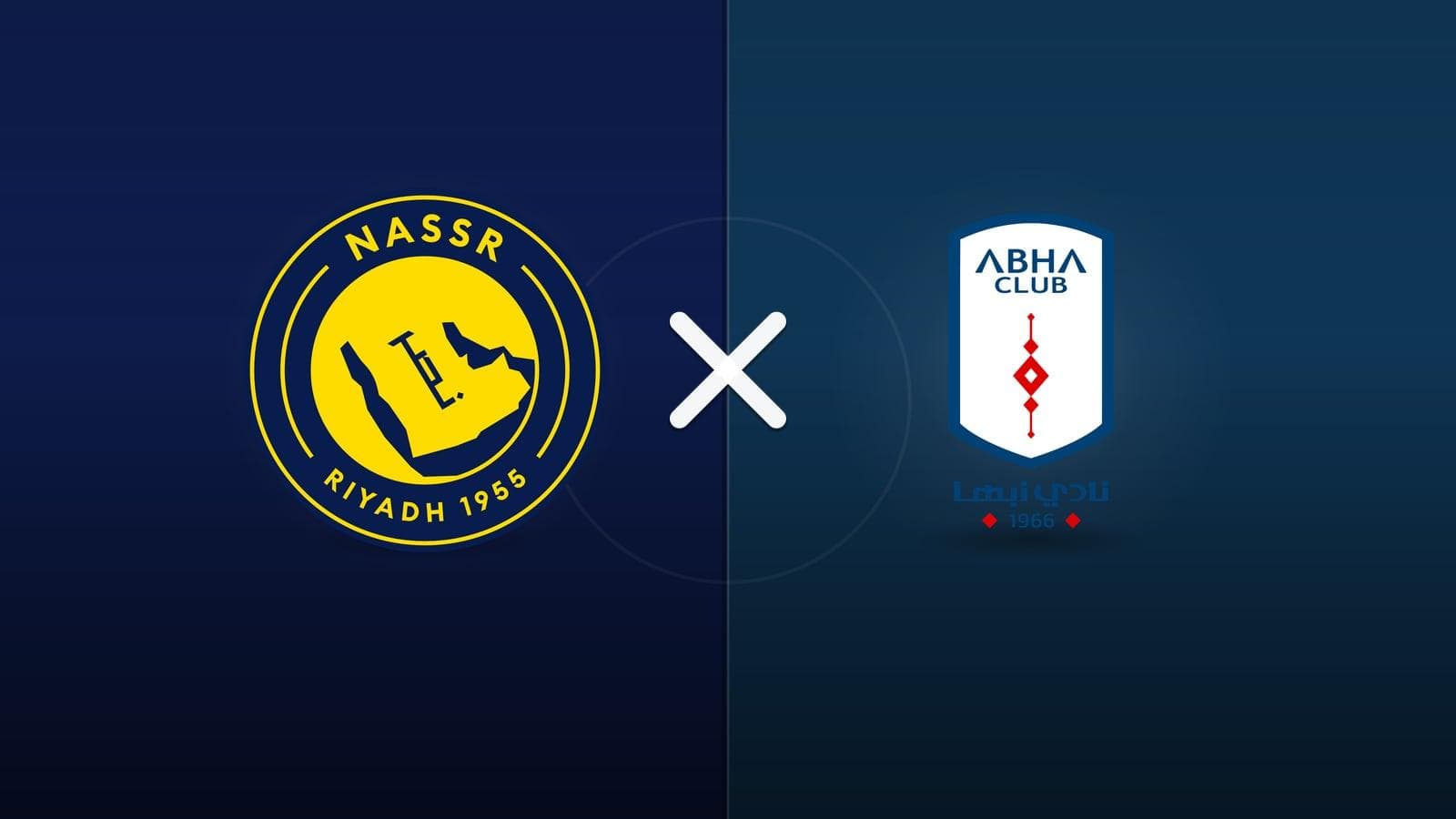 Al-Nassr x Abha jogam hoje às 15h00 pela Pro League. Foto: Diário 24 Horas / Montagem