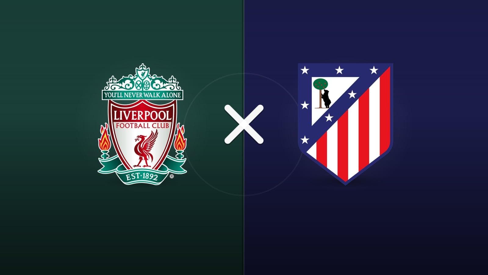 Liverpool x Atlético de Madrid jogam hoje às 16h00 pela UEFA Champions League. Foto: Diário 24 Horas / Montagem