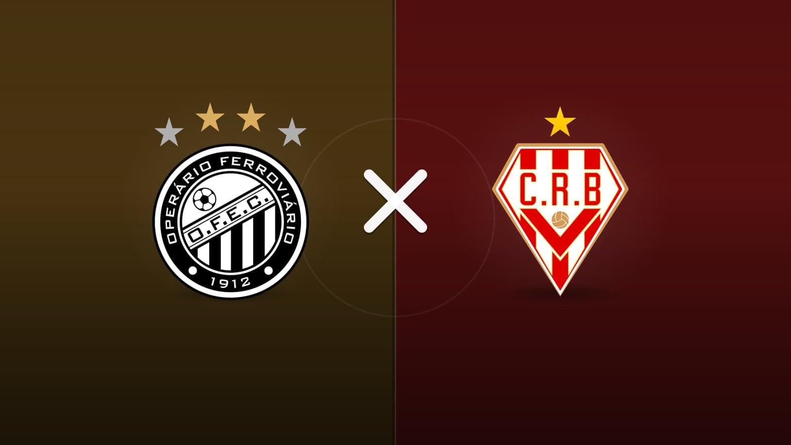 Operario-PR x CRB jogam hoje às 20h30 pela Serie B. Foto: Diário 24 Horas / Montagem