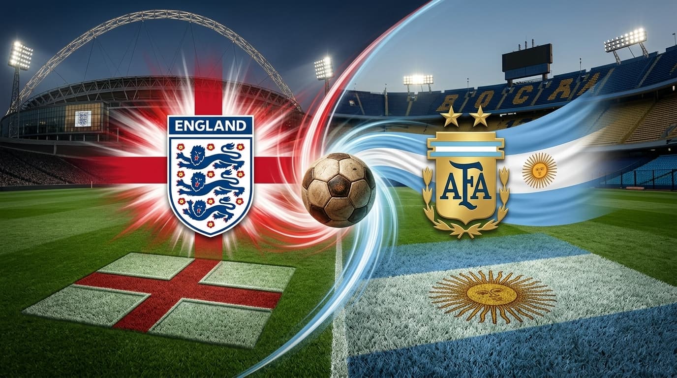 Inglaterra x Argentina jogam hoje às 16h00 pelas semifinais da Copa do Mundo. Foto: Diário 24 Horas / Montagem