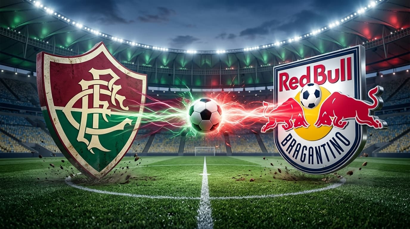 Fluminense x RB Bragantino jogam hoje às 20h00 pela Serie A. Foto: Diário 24 Horas / Montagem
